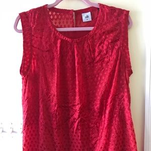 CABi Sleeveless Blouse Tunic size Medium